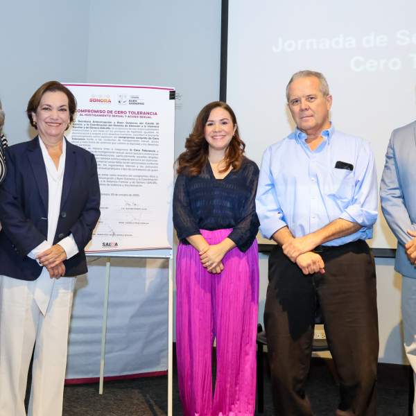 Gobierno de Sonora continúa con la firma de pronunciamientos de Cero Tolerancia al Hostigamiento y Acoso Sexual