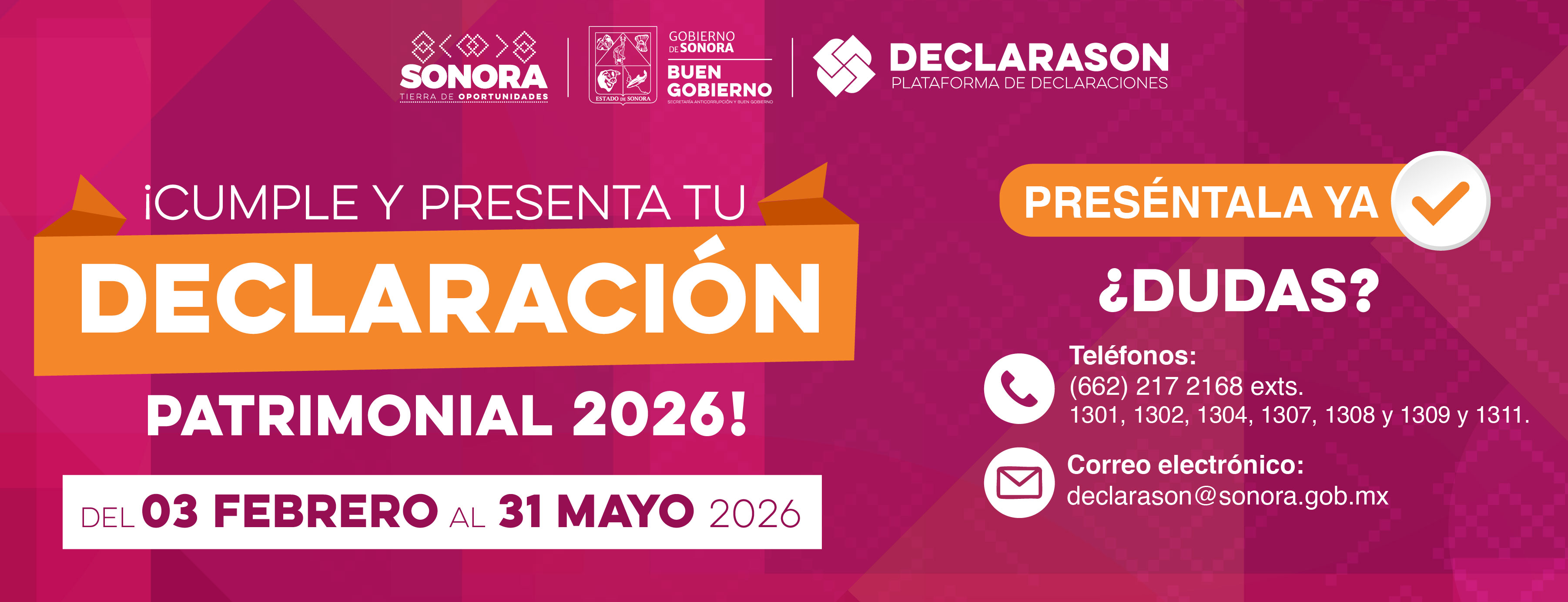 Cumple y presenta tu Declaración