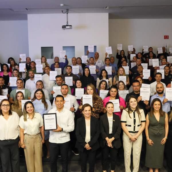 Gobierno de Sonora reconoce a SSPC por cumplimiento en declaración patrimonial 2026